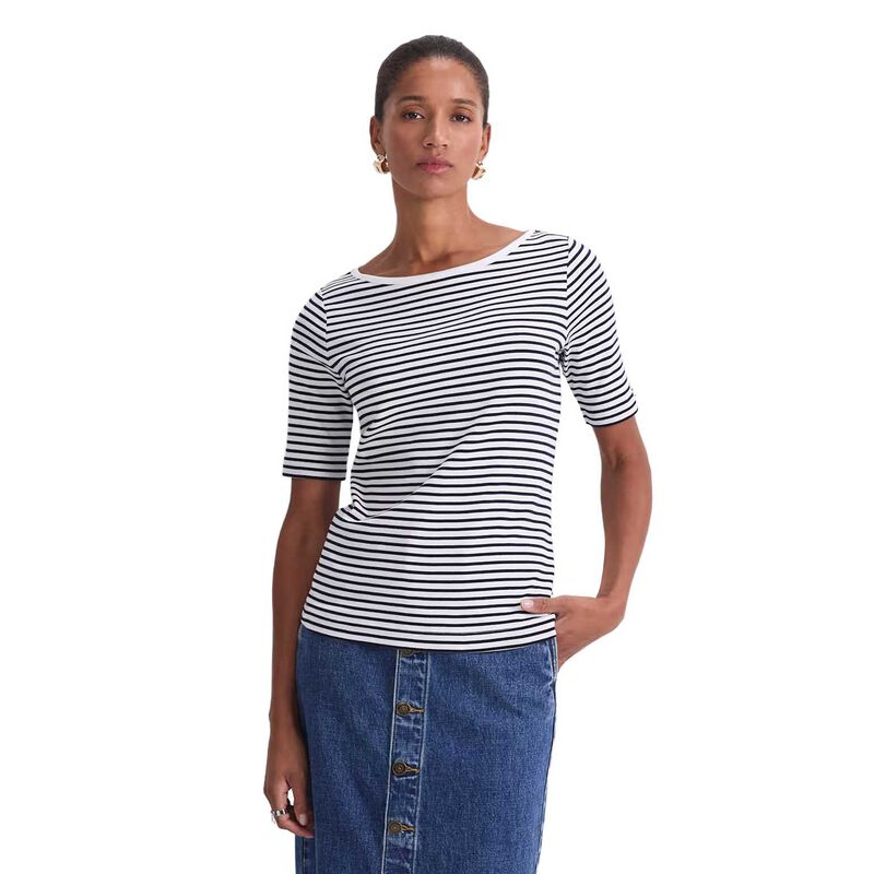 Sportscraft Heidi Boat Neck Half Slv Tee image number 0